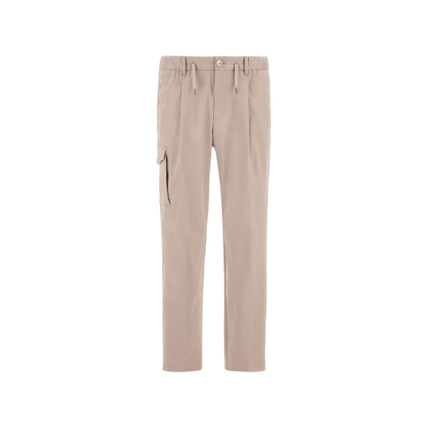 Herno Chantilly Resort Trousers in Stretch Cotton | Men's Trousers | Coveti