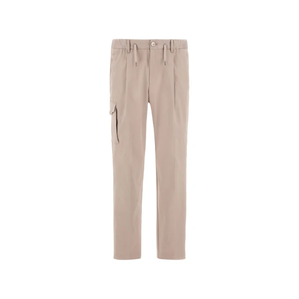 Herno Chantilly Resort Trousers in Stretch Cotton | Men's Trousers | Coveti