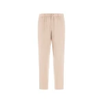 Herno Chantilly Resort Trousers in Wool-Blend Melange Flannel | Men's Trousers | Coveti
