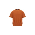 Herno Copper Resort T-Shirt in Wool and Silk Knit | Men's T-Shirts and Polos | Coveti