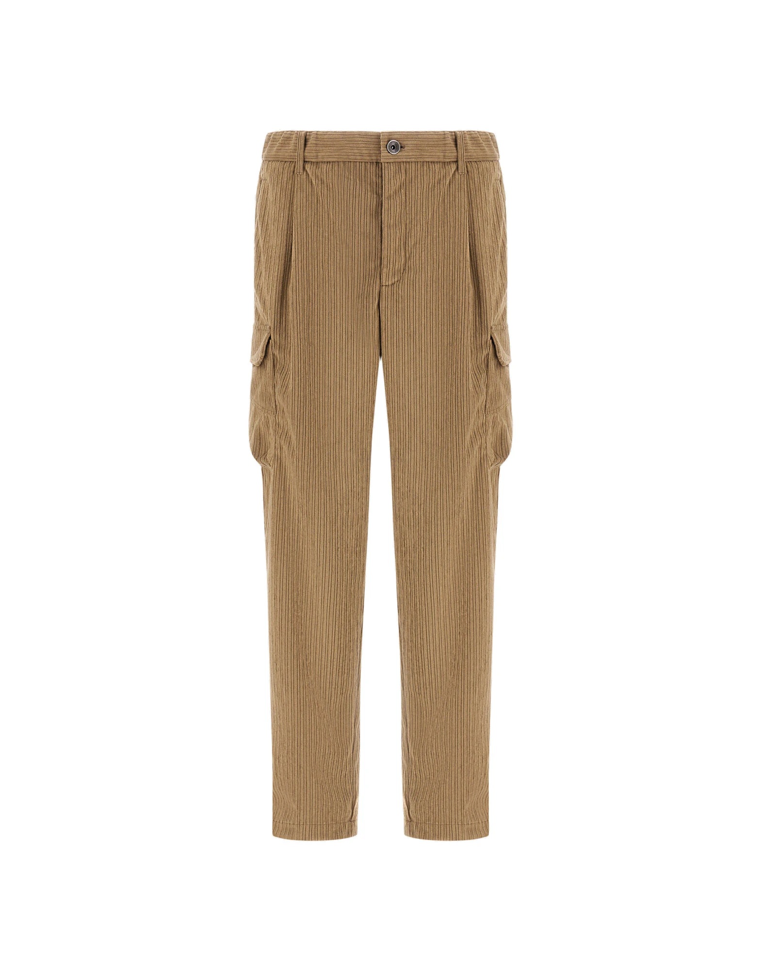 Herno Corduroy Cargo Trousers in Light Military Herno Corduroy Cargo Trousers in Light Military | Men's Trousers | Coveti