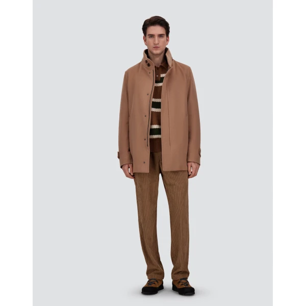 Herno Corduroy Trousers in Camel | Men's Trousers | Coveti