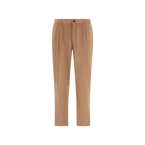 Herno Corduroy Trousers in Camel | Men's Trousers | Coveti