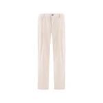 Herno Corduroy Trousers in Ivory | Men's Trousers | Coveti