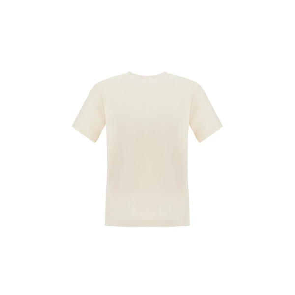 Herno Cotton and Cashmere Double Piqué T-Shirt in White | Men's T-Shirts and Polos | Coveti