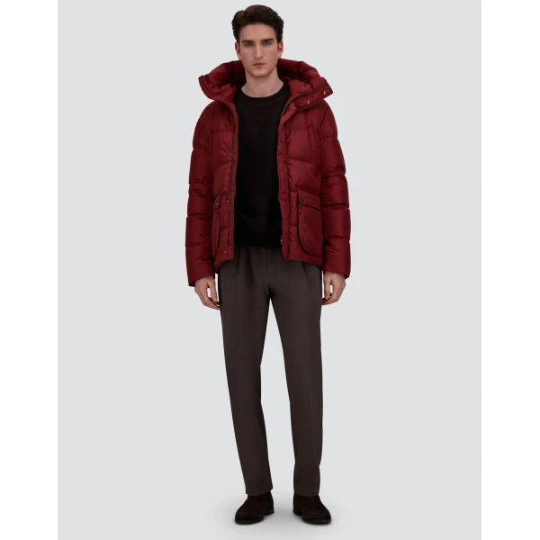 Herno Cotton and Wool Crew-Neck Sweatshirt in Dark Brown | Men's Sweatshirts | Coveti