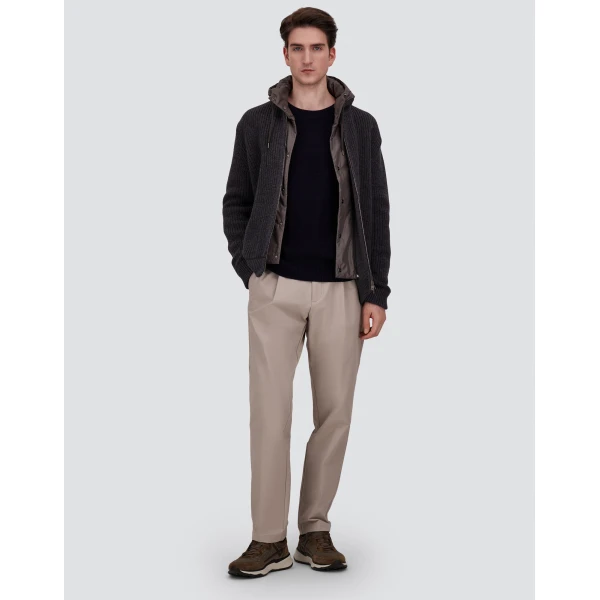 Herno Dark Blue Sweater in Cashmere | Men's Knitwear | Coveti