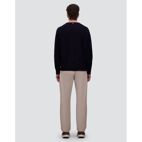 Herno Dark Blue Sweater in Cashmere | Men's Knitwear | Coveti