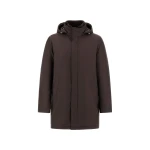 Herno Dark Brown Jacket in New Business and Nylon Ultralight | Men's Jackets | Coveti