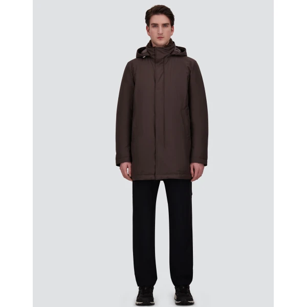 Herno Dark Brown Jacket in New Business and Nylon Ultralight | Men's Jackets | Coveti