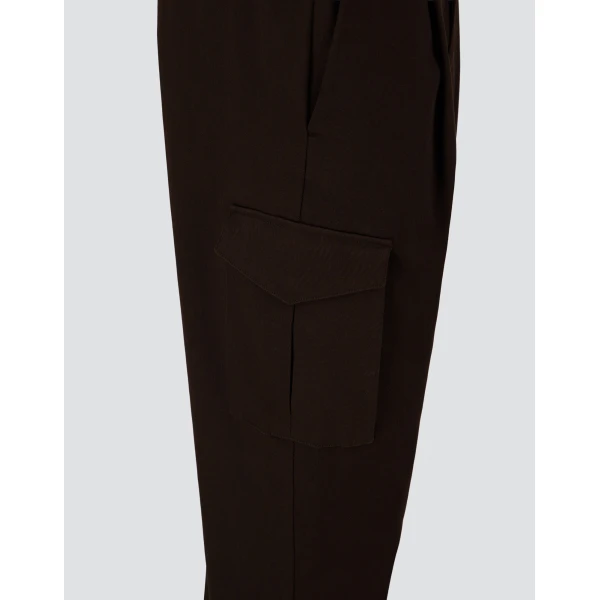 Herno Dark Brown Resort Trousers in Stretch Cotton | Men's Trousers | Coveti