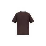 Herno Dark Brown T-Shirt in Wool Jersey | Men's T-Shirts and Polos | Coveti