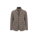 Herno Dark Taupe Blazer in Arendelle and Monogram | Men's Jackets | Coveti
