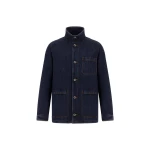 Herno Denim Jacket in Navy Blue | Men's Jackets | Coveti