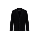 Herno Double Wool Twill Jacket in Black | Men's Jackets | Coveti