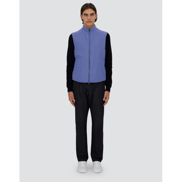 Herno Ecoage Vest in Light Blue | Men's Jackets | Coveti