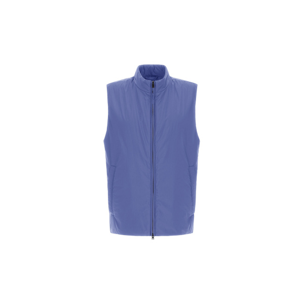 Herno Ecoage Vest in Light Blue | Men's Jackets | Coveti