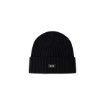 Herno English Rib Cashmere Beanie in Dark Blue | Men's Hats | Coveti