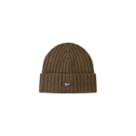Herno English Rib Cashmere Beanie in Light Military | Men's Hats | Coveti