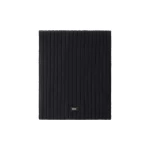 Herno Fisherman's Rib Cashmere Scarf in Dark Blue | Men's Scarves | Coveti