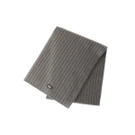 Herno Fisherman's Rib Cashmere Scarf in Light Taupe | Men's Scarves | Coveti