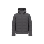 Herno Flannel Jacket with Water-Repellent Coating in Iron | Men's Coats | Coveti