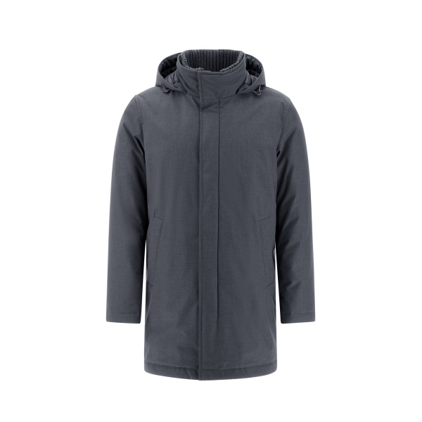 Herno Grey Jacket in New Business and Nylon Ultralight | Men's Jackets | Coveti
