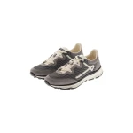 Herno Grey Maggiore Trainers in Suede and Mesh | Men's Sneakers | Coveti