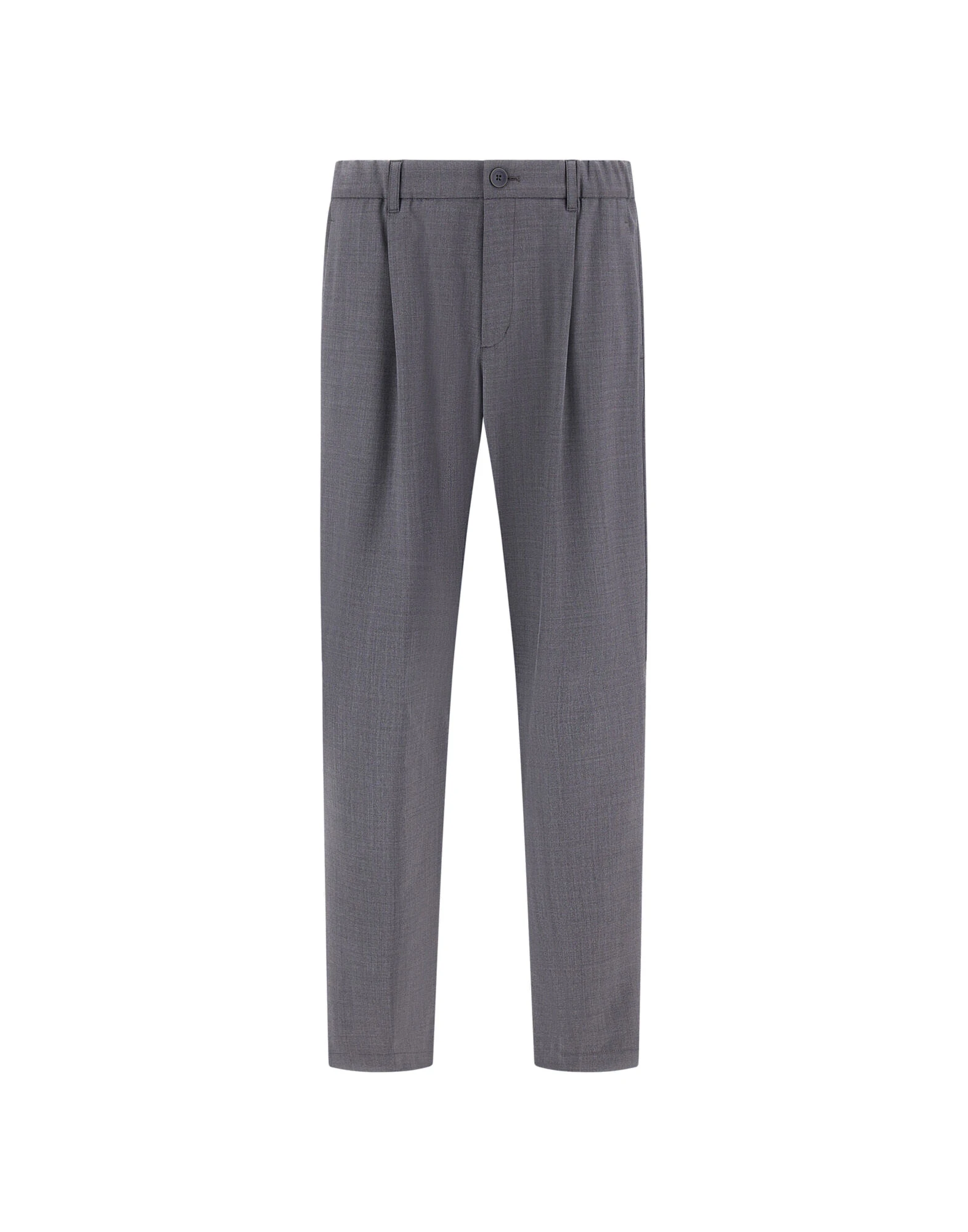 Herno Grey Trousers in Light Stretch Wooly Herno Grey Trousers in Light Stretch Wooly | Men's Trousers | Coveti