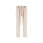 Herno Ice Resort Trousers in Suede-Effect Microfibre | Men's Trousers | Coveti