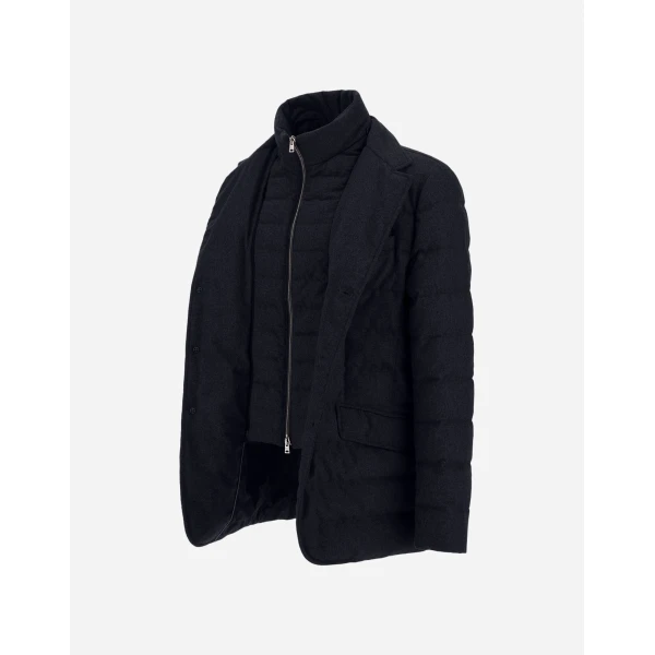 Herno Il Blazer in Navy Blue | Men's Jackets | Coveti