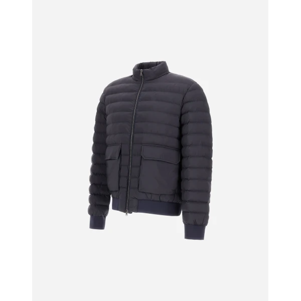 Herno Il Bomber in Navy Blue | Men's Jackets | Coveti