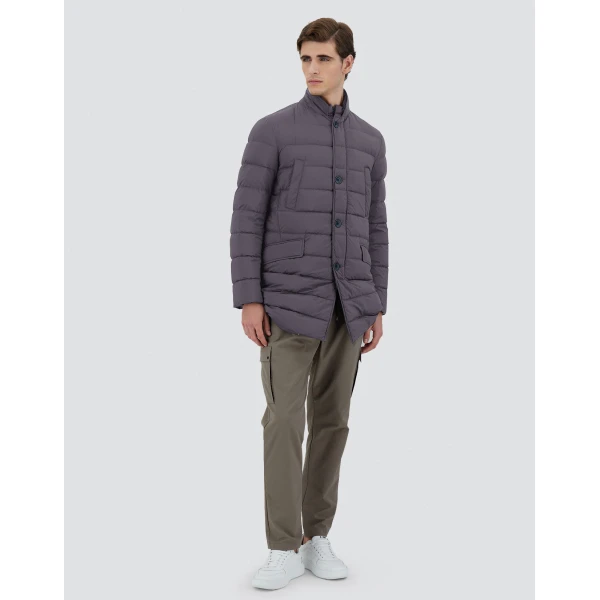 Herno Il Cappotto in Anthracite | Men's Coats | Coveti