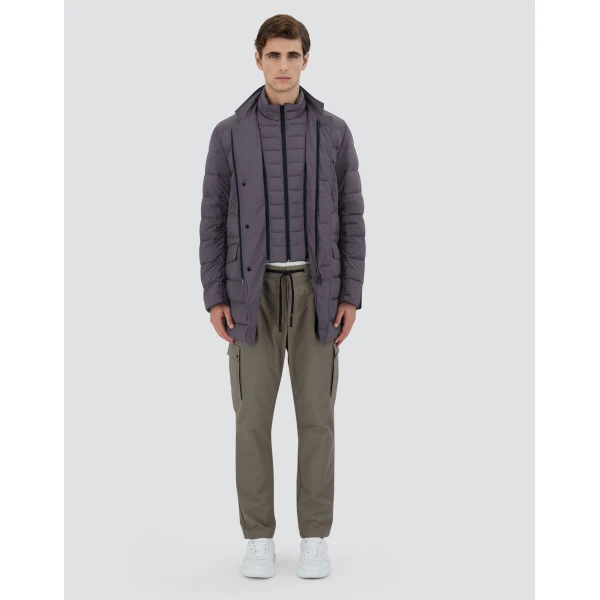 Herno Il Cappotto in Anthracite | Men's Coats | Coveti