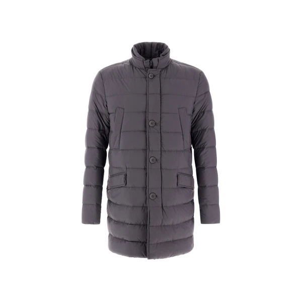 Herno Il Cappotto in Anthracite | Men's Coats | Coveti