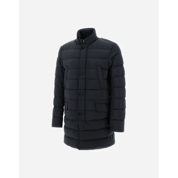 Herno Il Cappotto in Blue | Men's Coats | Coveti
