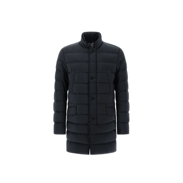 Herno Il Cappotto in Blue | Men's Coats | Coveti
