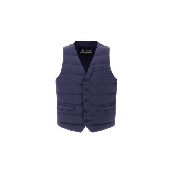 Herno Il Panciotto in Blue | Men's Jackets | Coveti