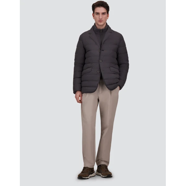 Herno Iron Blazer in Arendelle and Monogram | Men's Jackets | Coveti