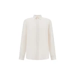 Herno Ivory Resort Shirt in Pure Linen Canvas | Men's Shirts | Coveti