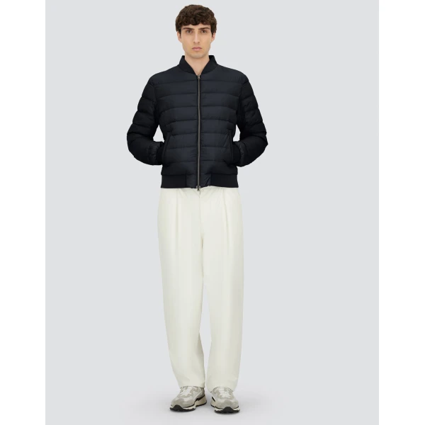 Herno L'Aviatore in Black | Men's Jackets | Coveti
