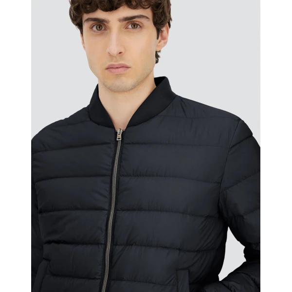 Herno L'Aviatore in Black | Men's Jackets | Coveti