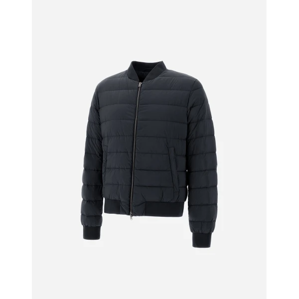 Herno L'Aviatore in Black | Men's Jackets | Coveti