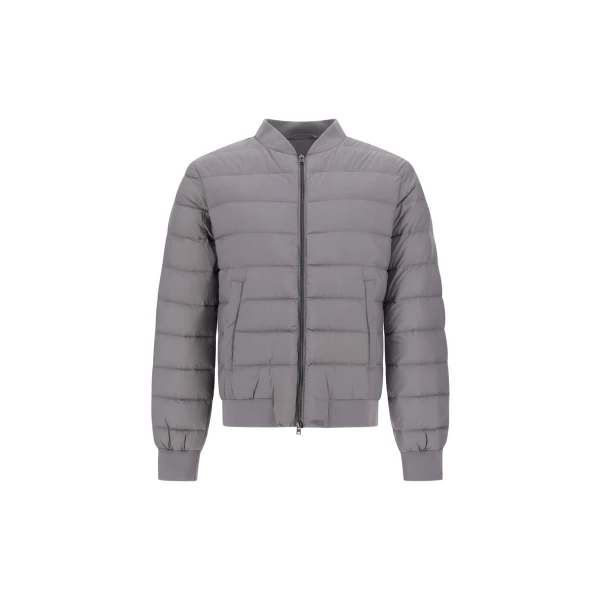 Herno L'Aviatore in Light Grey | Men's Jackets | Coveti