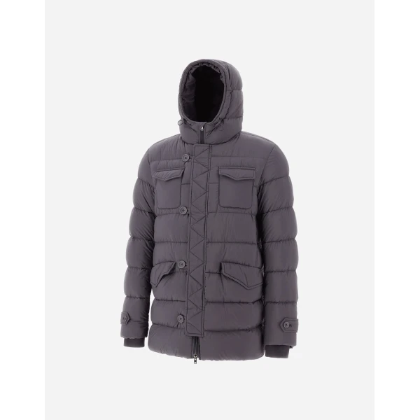 Herno L'Eskimo in Anthracite | Men's Coats | Coveti