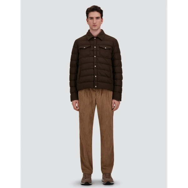 Herno La Camicia in Light Military | Men's Jackets | Coveti