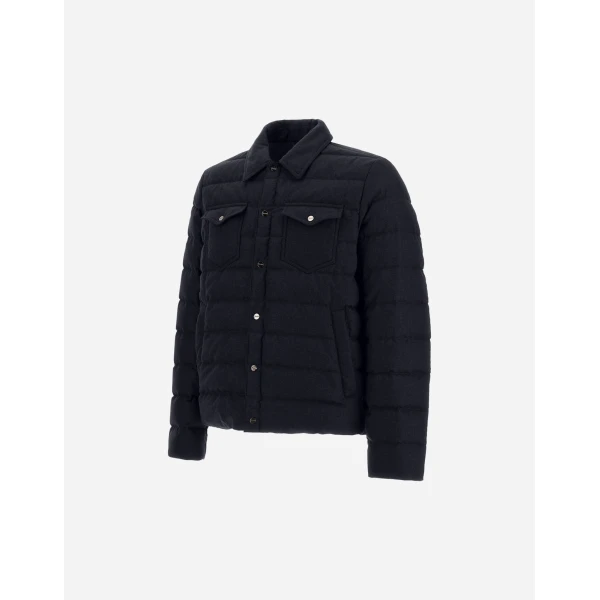 Herno La Camicia in Navy Blue | Men's Jackets | Coveti