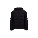 Herno La Giacca Hooded Down Jacket in Black | Men's Jackets | Coveti