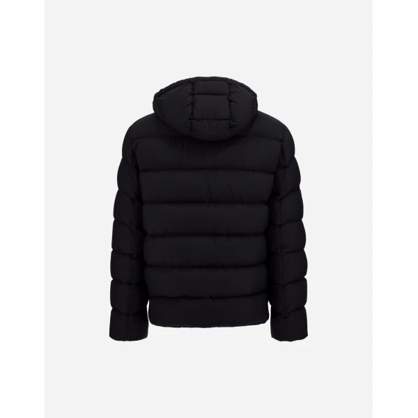 Herno La Giacca Hooded Down Jacket in Black | Men's Jackets | Coveti
