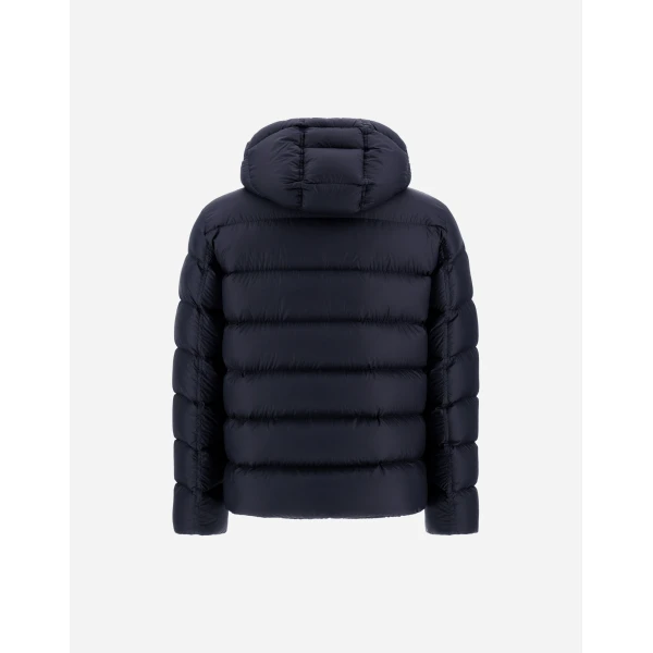 Herno La Giacca Hooded Down Jacket in Blue | Men's Jackets | Coveti